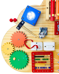 Painel Sensorial Educativo Montessori Nuvem + Brinde Exclusivo Hoje!