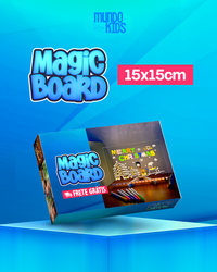 MagicBoard - Quadro Mágico de desenho + 7 canetinhas
