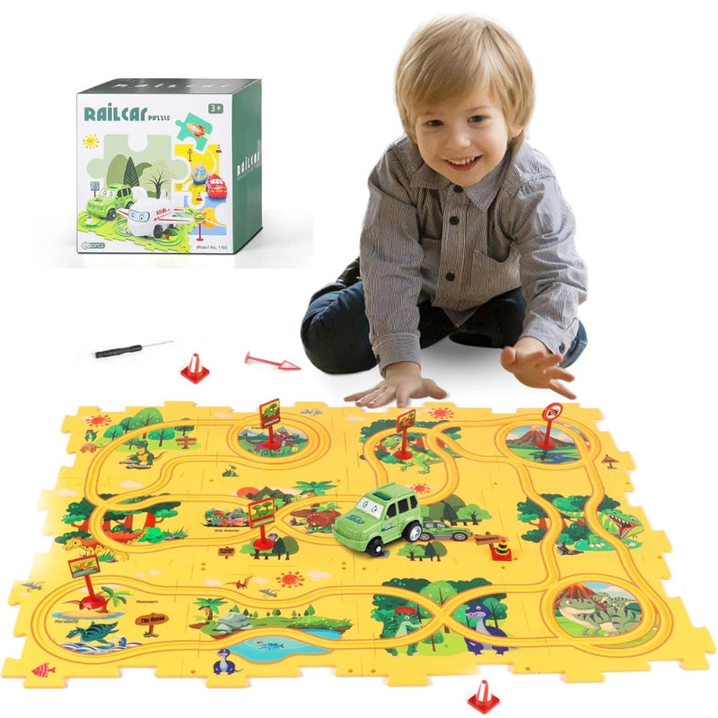 Pista Educativa RailCar + Brinde Exclusivo