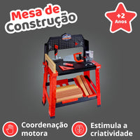Mesa de Construção Infantil Educativa Completa