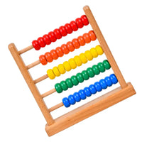 Ábaco Montessori Brinquedo Educativo de Madeira | Aprenda Brincando