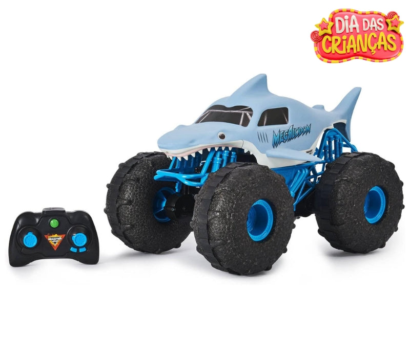 Carrinho de Controle Remoto Aquático Megalodon