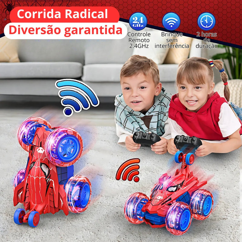Carrinho de Controle Remoto SpiderCar + Máscara de Brinde!