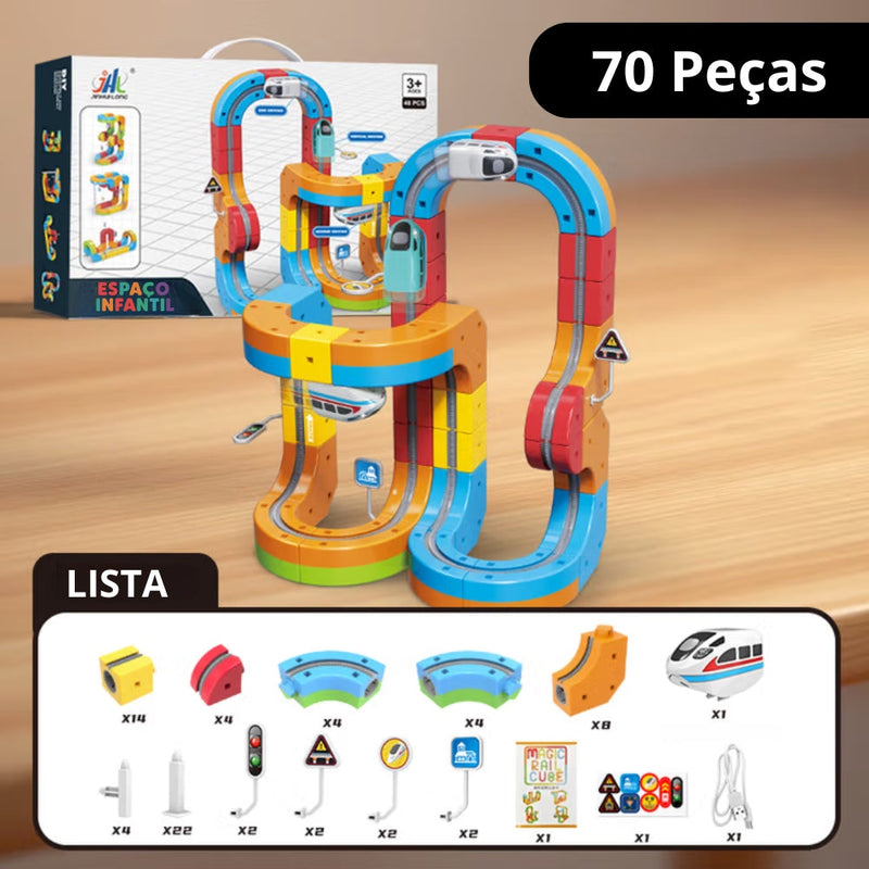MagicTrain - Trilho Mágico Magnético Educativo