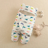 Saco de Dormir do Bebê Ursinho Estampado e Acolchoado