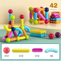 Blocos Magnéticos ForKids | Construções 3D Criativas Para Crianças