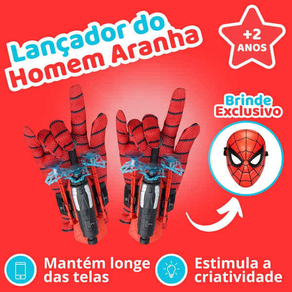 Lançador de Teias Homem Aranha + Brinde Exclusivo