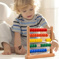 Ábaco Montessori Brinquedo Educativo de Madeira | Aprenda Brincando