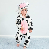 Macacão Inverno Bebê com Capuz Divertido Bichinhos