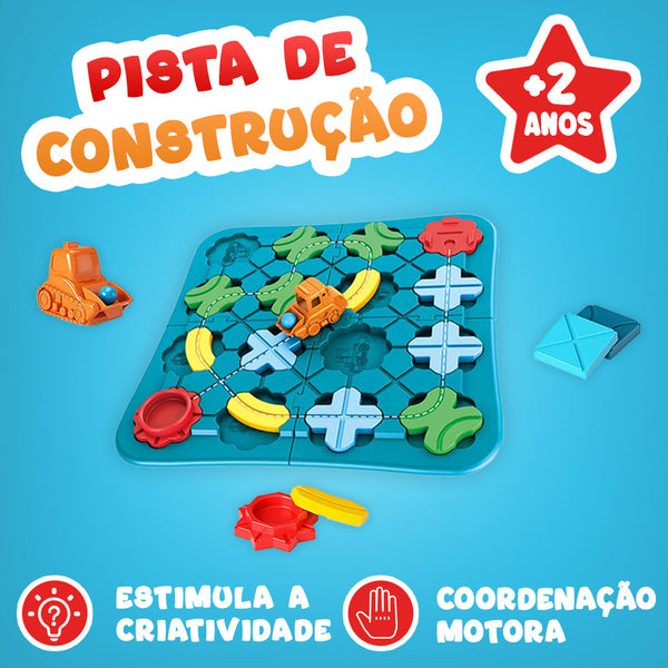 Pista de Construção Lógica com Carrinho - SmartPlay
