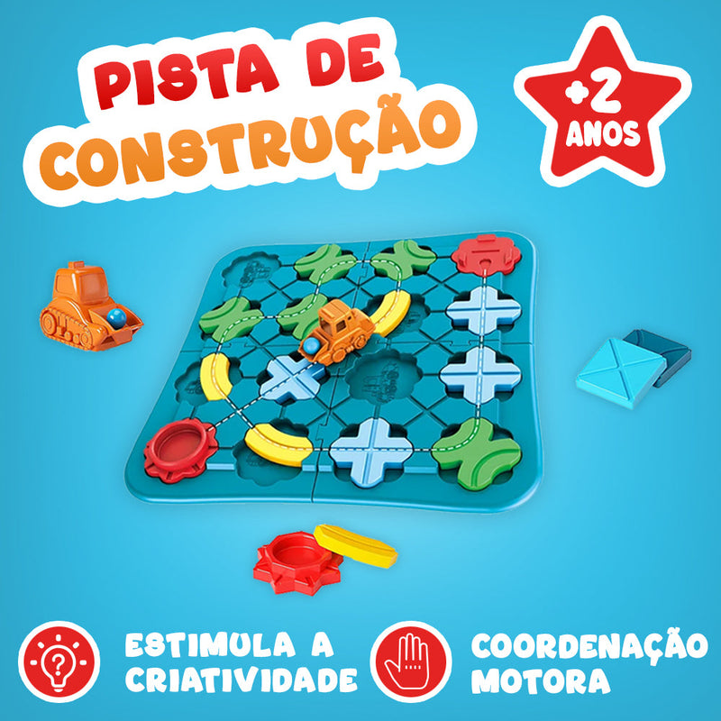 Pista de Construção Lógica com Carrinho - SmartPlay