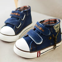 Tênis Infantil Jeans Cano Alto