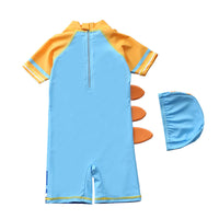 Macaquinho de Praia Infantil Manga Curta Dino Astronauta